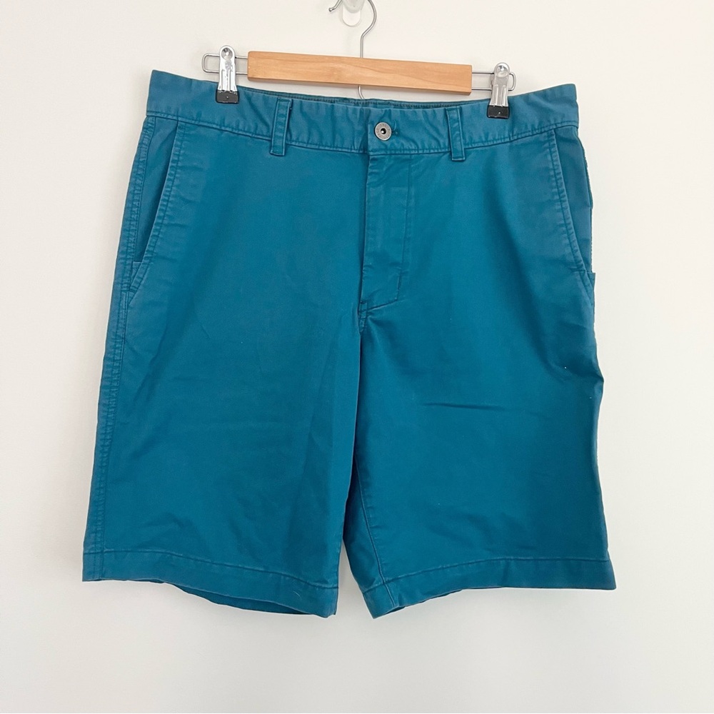 The North Face Men’s Turquoise Shorts 34 Casual Golf Chino Khaki Style